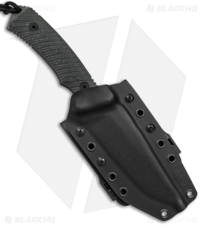 Acta Non Verba M311 Spelter NC Fixed Blade Knife Black Micarta (4.75" DLC)