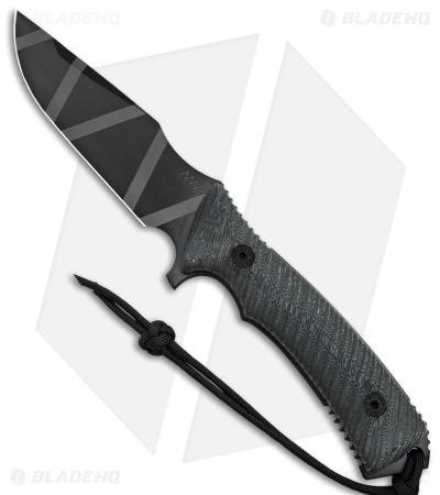 Acta Non Verba M311 Spelter Fixed Knife Black Micarta w/ Tan Sheath (5" Stripe)