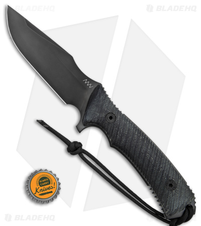 Acta Non Verba M311 Spelter NC Fixed Blade Knife Black Micarta (4.75" DLC)