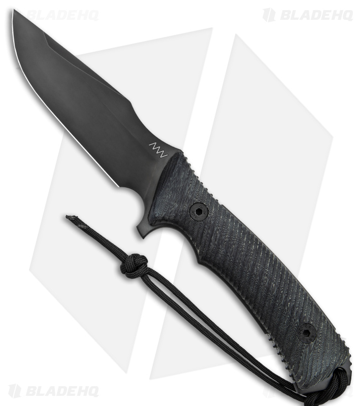 Acta Non Verba M311 Spelter NC Fixed Blade Knife Black Micarta (4.75" DLC)