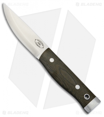 American Knife Company Compact Forest Knife Green Micarta (3.875" Satin)