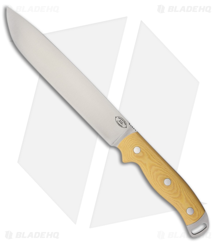 American Knife Company Denali Fixed Blade Yellow Micarta (8.5" Satin)