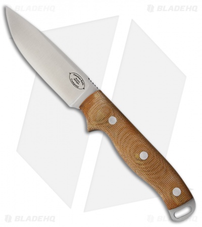 American Knife Company Shenandoah Fixed Blade Knife Brown Micarta (4.25" Satin)