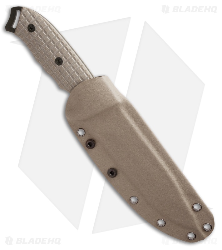 Anglesey Rival Fixed Blade Knife Tan G-10 (6.25" OD Green) 