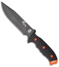 Anglesey Rival Hunter Fixed Blade Knife Black G-10 (6.25" Black) 