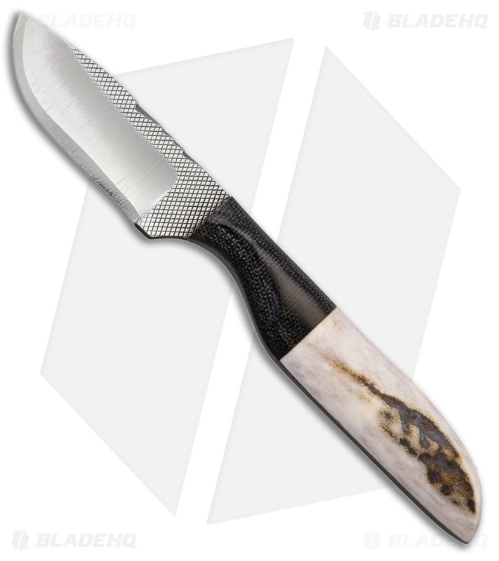 Anza Knives 81-E Fixed Blade Knife Elk/Micarta (2.5" Satin)