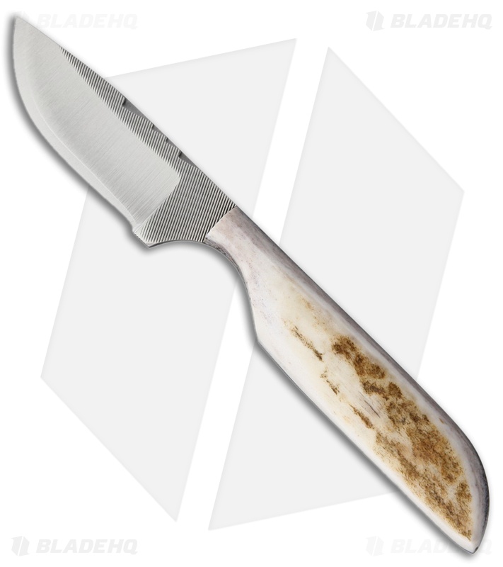 Anza Knives 81-FE Fixed Blade Knife Full Elk (2.5" Satin)