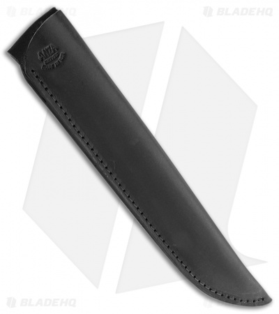 Anza Knives D-FE Fixed Blade Knife Full Elk Bone (7.75" Gray)