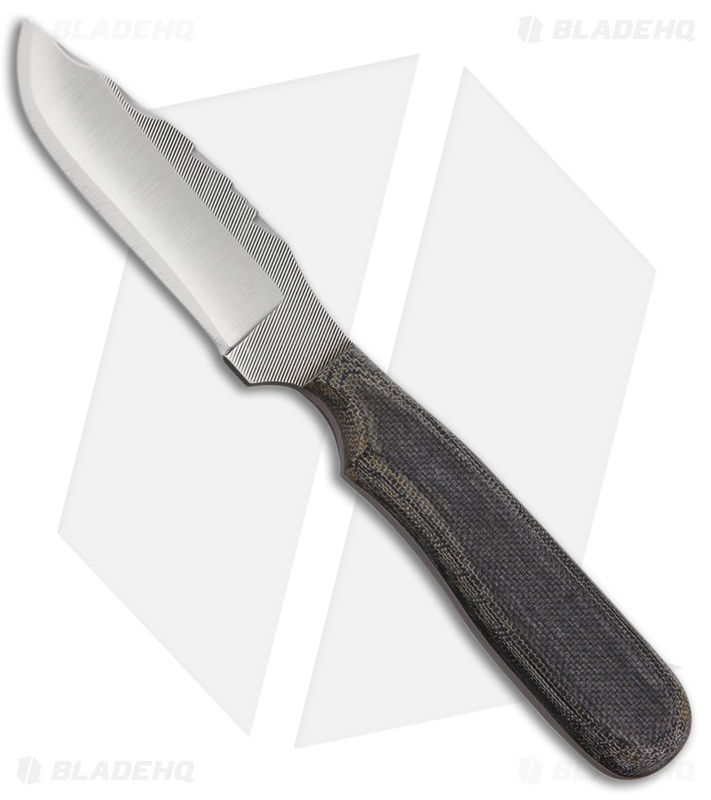 knightA 写真 Anza Knives F4-M Fixed Blade Knife Black Micarta (3.4