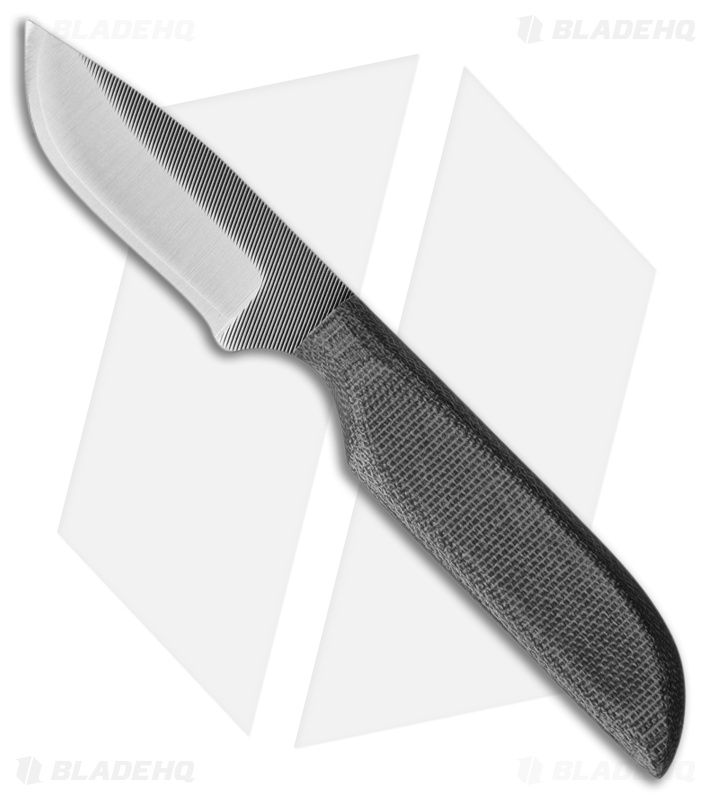 Anza WK-6M Fixed Blade Knife Black Micarta (3.00" Satin)