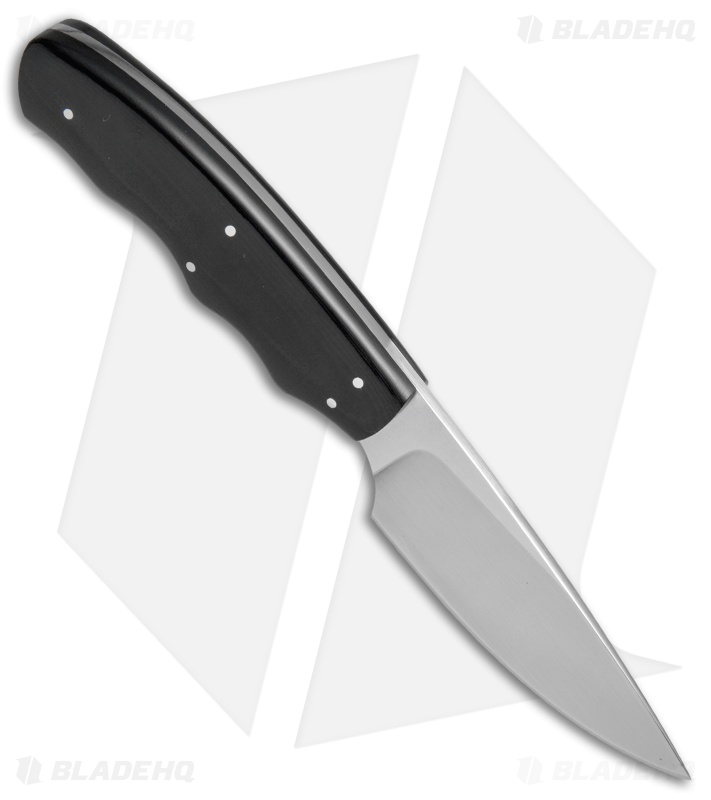 Arno Bernard Knives Squirrel Fixed Blade Knife Black G-10 (2.63" Satin)