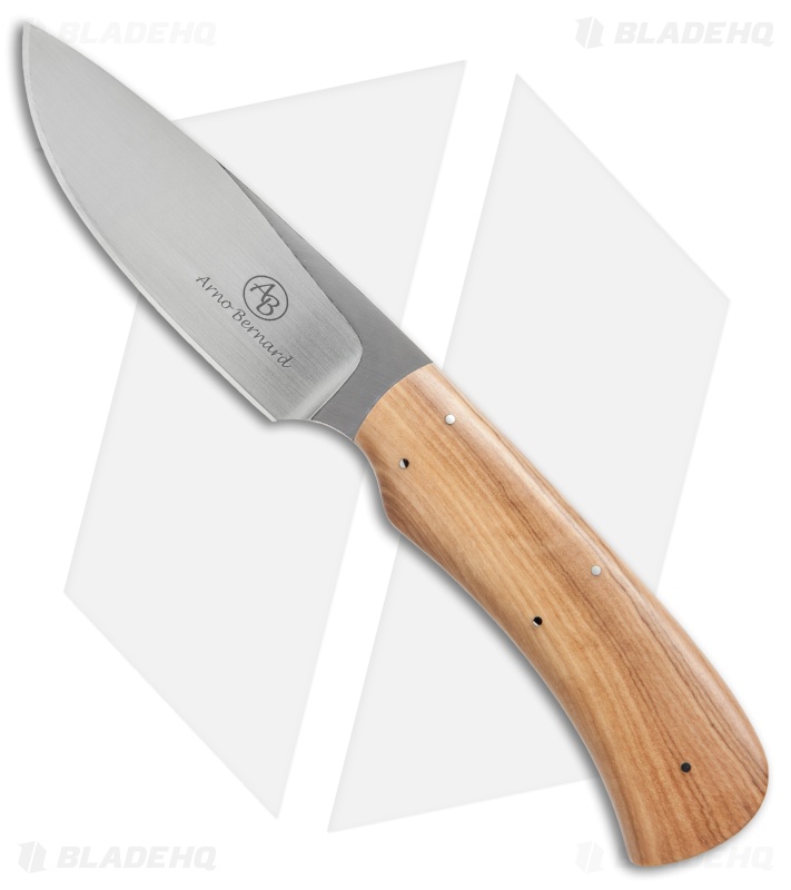 Arno Bernard Knives Nyala Fixed Blade Knife Wild Olive (3.625" Satin)