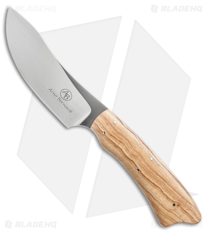 Arno Bernard Knives Springbok Fixed Blade Knife Wild Olive (3.875" Satin)