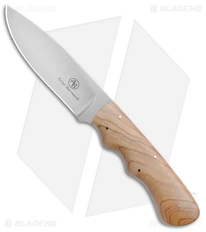 Arno Bernard Knives Cheetah Fixed Blade Knife Wild Olive (4.125" Satin)
