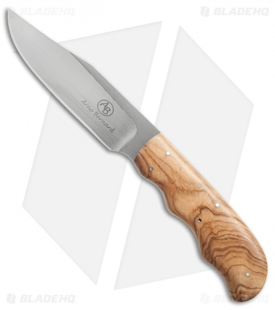 Arno Bernard Knives Vulture Fixed Blade Knife Wild Olive (3.75" Satin)