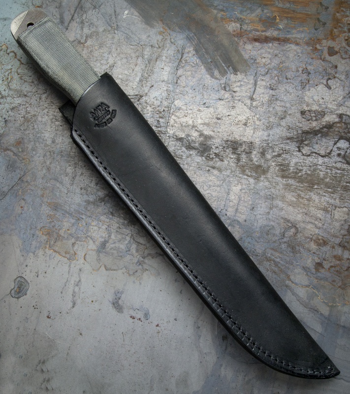 Anza Knives AZ-D Knife Black Micarta (7.75