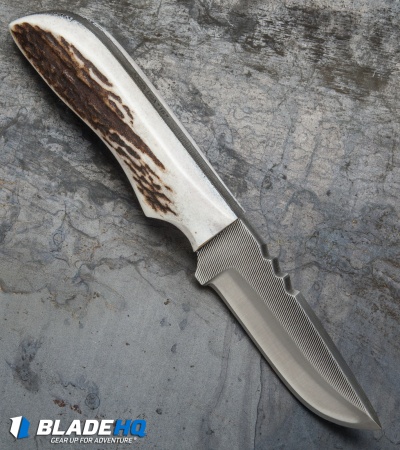 Anza Knives JWK-3FE Fixed Blade Knife Stag Horn (3.25" Satin)
