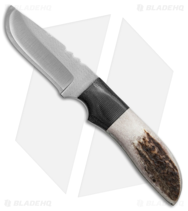 Anza Knives WK-3E Fixed Blade Knife Stag Horn (3.25" Plain)