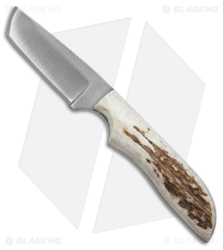 Anza Knives WK1-FE Fixed Blade Knife Stag Horn (2.9" Satin)