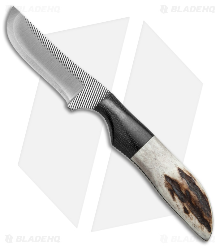 Anza Knives WK-3E Fixed Blade Knife Stag Horn (2.75" Plain)