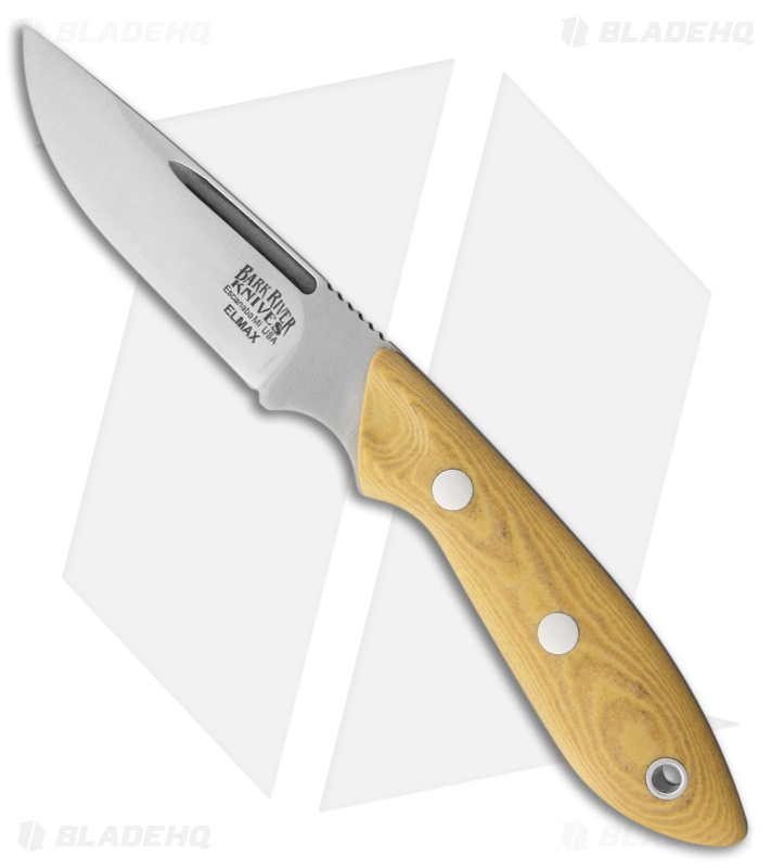 Bark River Adventurer Fixed Blade Knife Antique Ivory Micarta (3.25