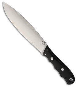 Bark River Canadian Camp II Fixed Blade Knife Black Canvas Micarta (8" CPM-3V)