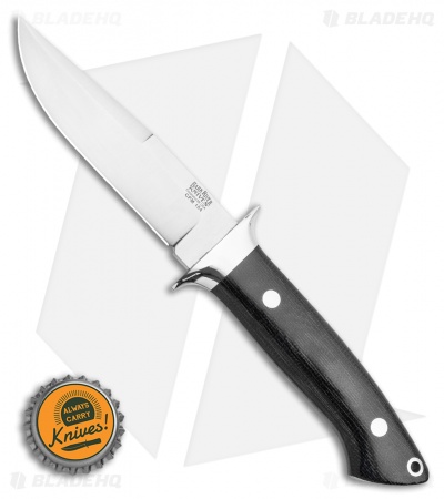 Bark River Chute Fixed Blade Knife Black Micarta CPM 154 (3.75 Satin)