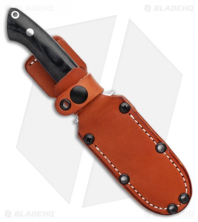 Bark River Chute Fixed Blade Knife Black Micarta CPM 154 (3.75 Satin)