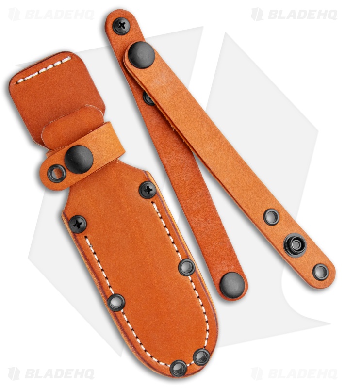 Bark River Chute Fixed Blade Knife Natural Micarta (3.75 Satin CPM 154)