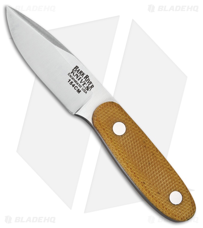 Bark River E.P.K. Fixed Blade Knife Natural Canvas Micarta (2" Satin)
