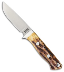 Bark River Huntsman Fixed Blade Knife Antique Stag Bone (3.25" Satin)