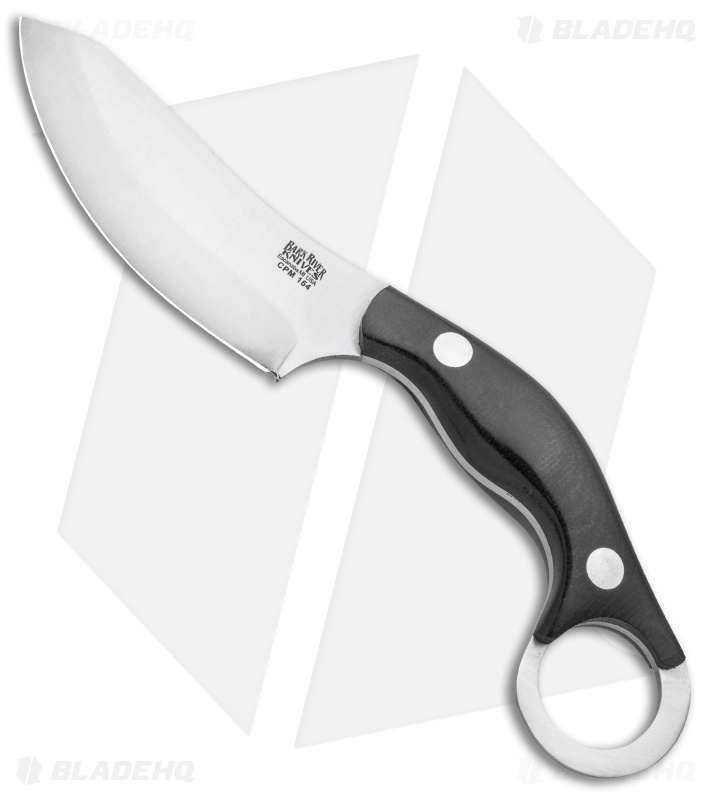 Bark River JX4 Bush Bat - Fixed Blade Knife | Black Micarta | Blade HQ