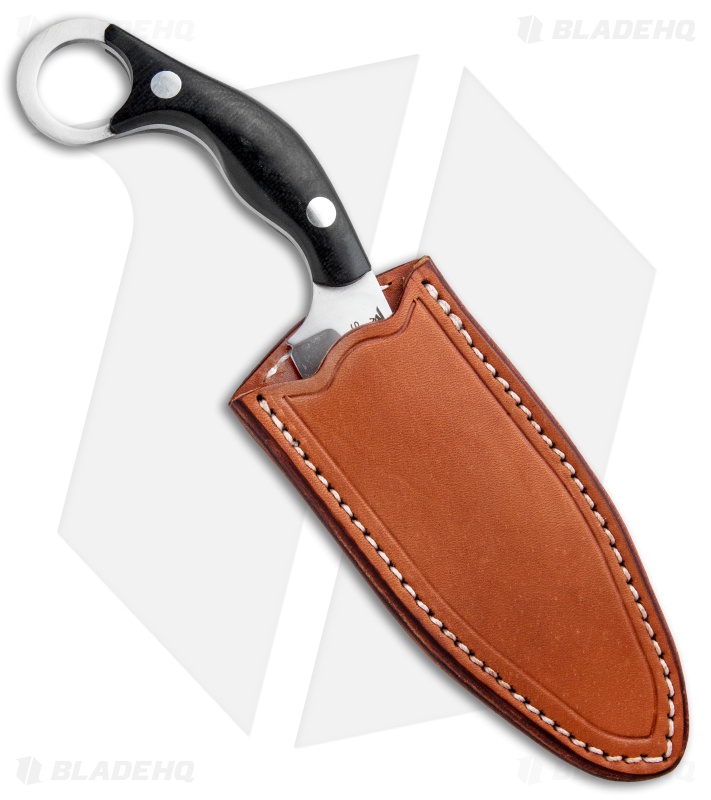 Bark River JX4 Bush Bat - Fixed Blade Knife | Black Micarta | Blade HQ