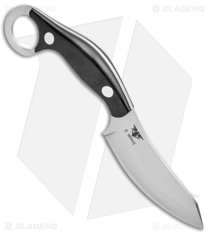 Bark River JX4 Bush Bat - Fixed Blade Knife | Black Micarta | Blade HQ