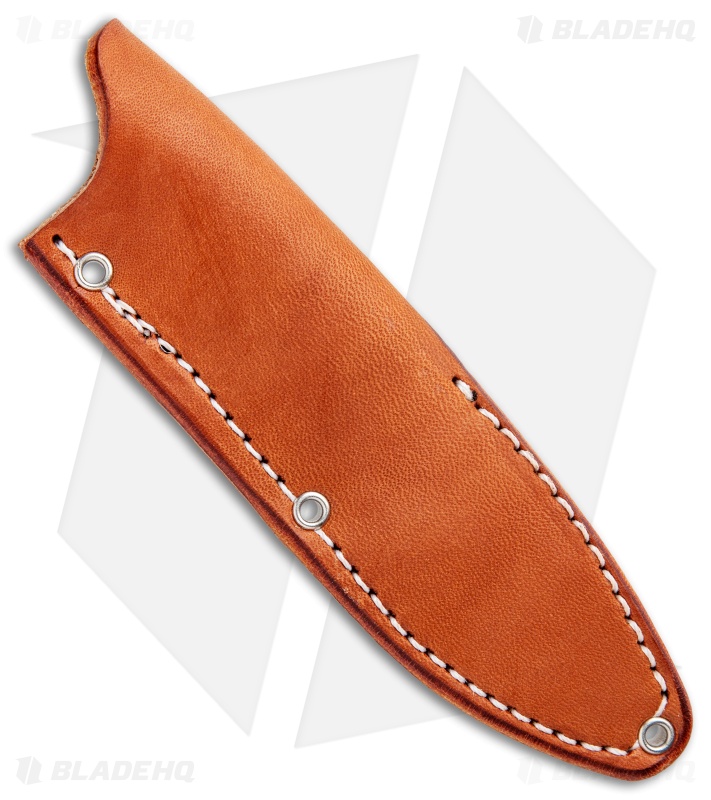 Bark River Mini Kephart Fixed Blade Knife Burgandy Canvas Micarta (3.63" Satin)