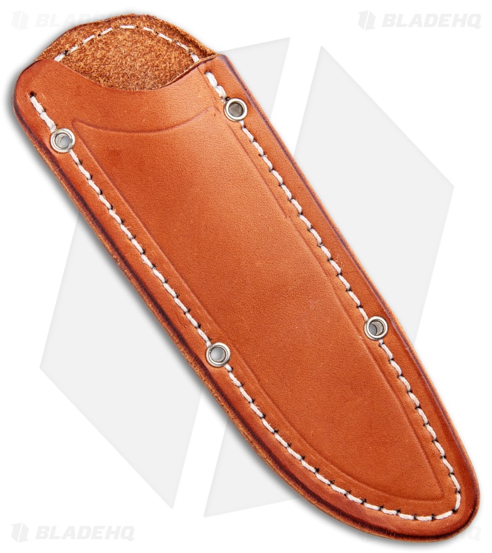 Bark River Mini Tundra Fixed Blade Knife Elmax Burgandy Micarta (4" Satin)