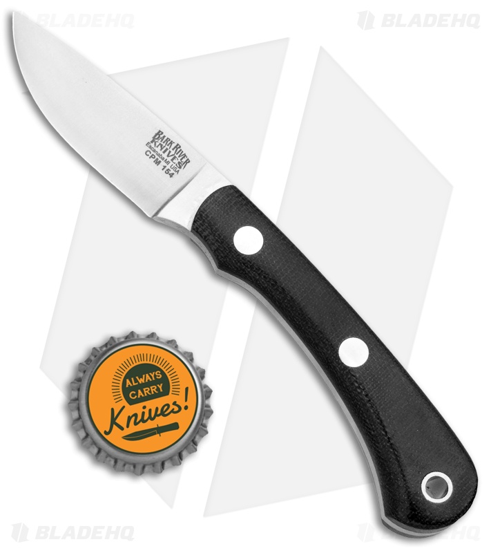 Bark River Pro Scalpel II - Fixed Blade Knife | Black | Blade HQ