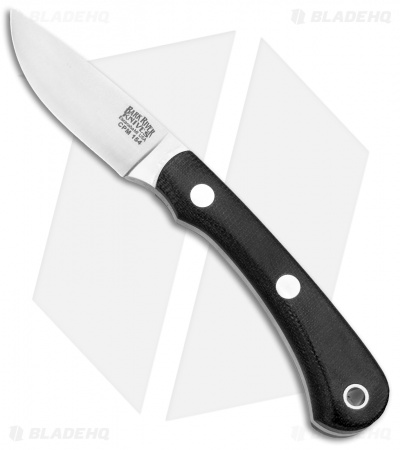 Bark River Pro Scalpel II Fixed Blade Knife Black Micarta (2.38" Satin)