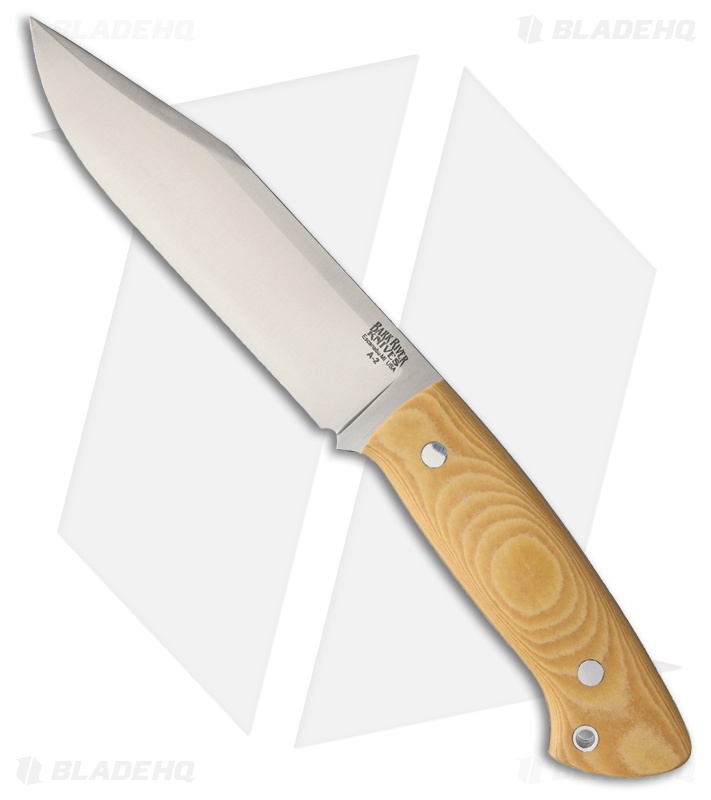 Bark River Ranch Hand Fixed Blade Knife Antique Ivory Micarta (5.5