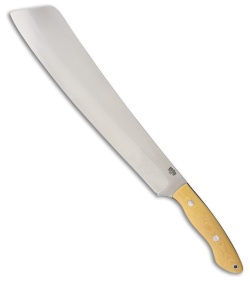 Bark River Senegal Fixed Blade Knife Antique Ivory Micarta (14" Satin)