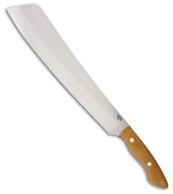 Bark River Senegal Fixed Blade Knife Natural Canvas Micarta (14" Satin)