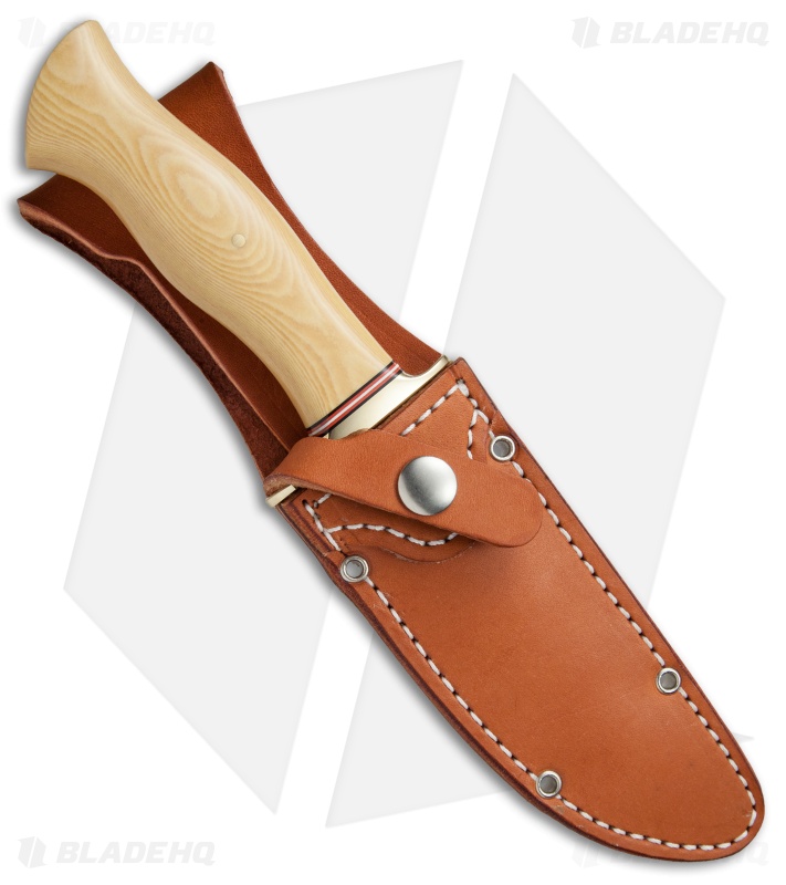 Bark River Vest Pocket Bowie A Fixed Blade Knife Ivory Micarta (5.375" Satin)