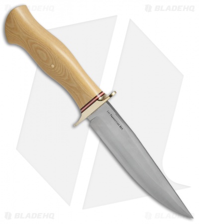 Bark River Vest Pocket Bowie A Fixed Blade Knife Ivory Micarta (5.375" Satin)