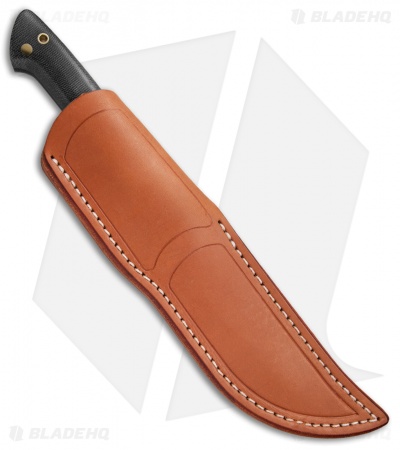 Bark River Vidarr Fixed Blade Knife Black Canvas Micarta (6.125" Satin)