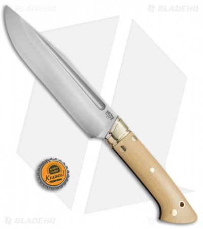 Bark River Vidarr Fixed Blade Knife Antique Ivory Micarta (6.125" Satin)