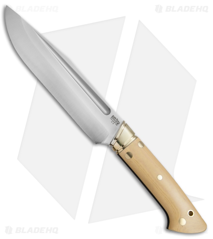 Bark River Vidarr Fixed Blade Knife Antique Ivory Micarta (6.125" Satin)