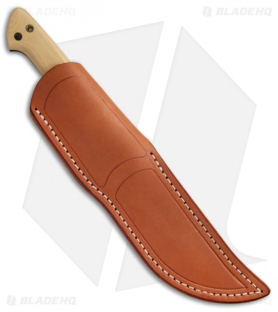 Bark River Vidarr Fixed Blade Knife Antique Ivory Micarta (6.125" Satin)