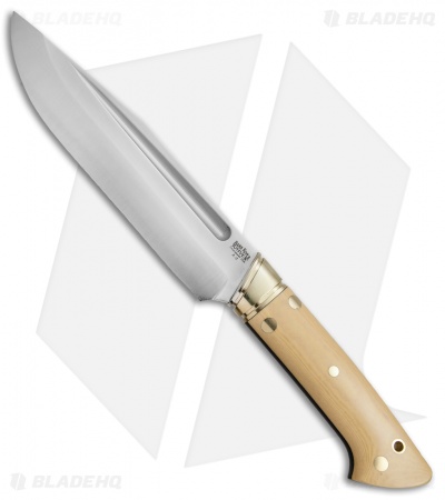 Bark River Vidarr Fixed Blade Knife Antique Ivory Micarta (6.125" Satin)