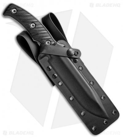 RMJ Tactical Combat Africa Fixed Blade Black G-10 (7" Gray)