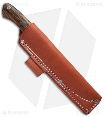 Bark River Knives Aurora Bocote Fixed Blade Bushcraft Knife (Satin PLN)
